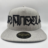 Snap Back Los Angeles Grey -black font