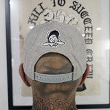 Snap Back Los Angeles Grey -black font
