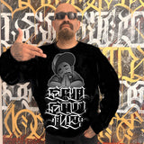 GOD GOT ME •(PRO CLUB CREW NECK BLACK)