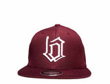 L-A PUFF SnapBack- BURGUNDY